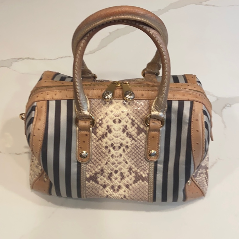 Henri Bendel Animal Print Satchel